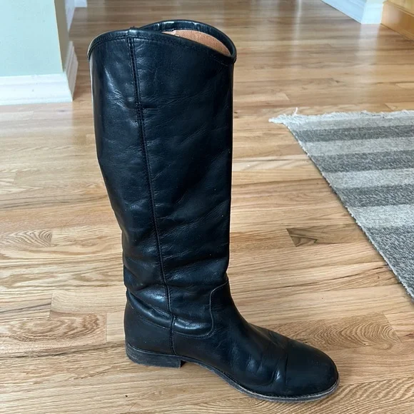Frye black Melissa leather boots - Picture 7 of 10